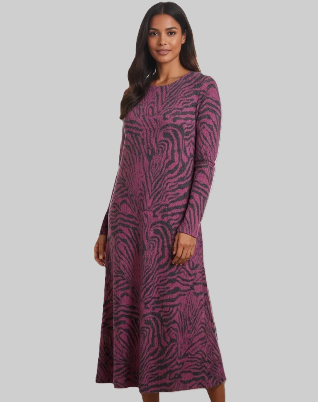 Vestido Manga Larga Maxi Morley Lanilla
