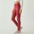 estampado rojo legging térmica