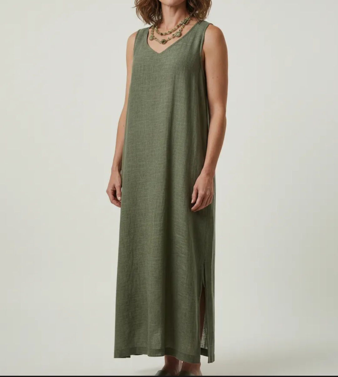Vestido Maxi Lino