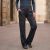 estampado negro pantalón con bolsillos
