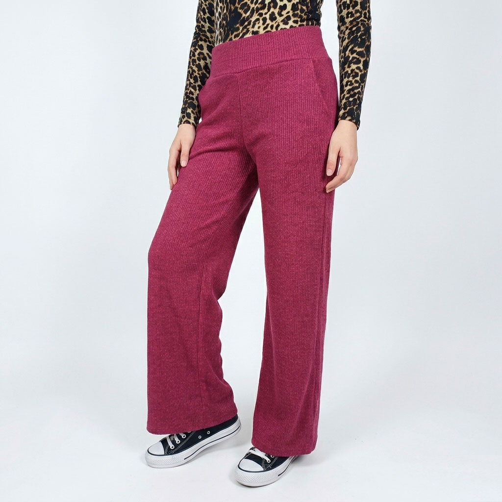 Pantalón Ancho con Bolsillos Morley Lanilla