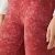 estampado rojo legging térmica